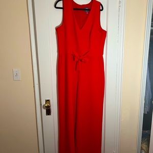 Vince Camuto Red Jumpsuit